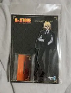 Dr.Stone 七海龍水 アクリルスタンド 缶バッジ カード ブラックスーツ