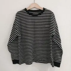 ZARA　ボーダー柄　長袖カットソー　130cm