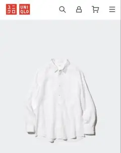 UNIQLO プレミアムリネンシャツ ホワイトL