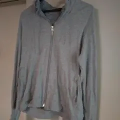 COMME CA ISM グレー フルジップパーカー M