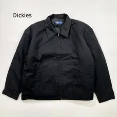 Dickies ディッキーズ ワークジャケット 黒 XL 中綿 ジップアップ
