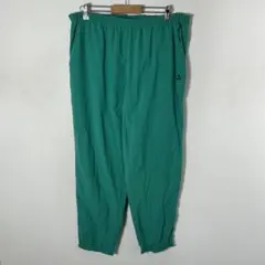 希少【90s PUMA】ナイロン トラックパンツ L グリーン シンガポール製