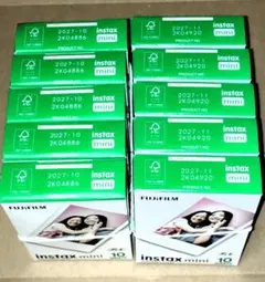 富士フイルム チェキフィルム instax mini 　100枚