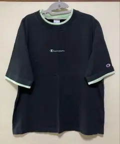 【レイヤード風デザイン】Champion チャンピオン 配色ステッチ Tシャツ