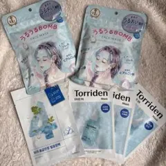 フェイスマスク 6点セット ナンバーズイン、トリデン、クリアターン