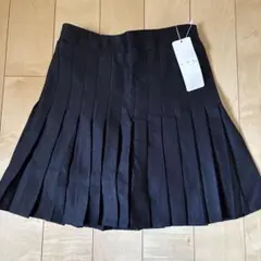 黒 プリーツスカート Fサイズ