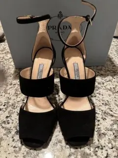☆PRADA サンダル　BLACK size36