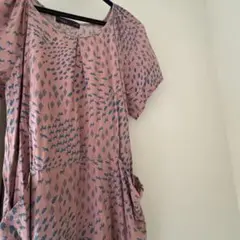 AS KNOW AS PINKY 動物柄 半袖チュニックのサムネイル