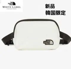 新品 韓国限定 ノースフェイス ボディバック ウエストポーチ ホワイト