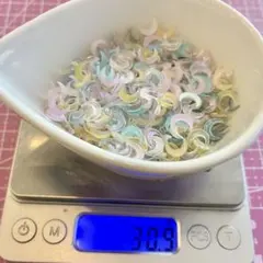 【在庫処分価格】ネイルパーツ☆30g☆月ミックス