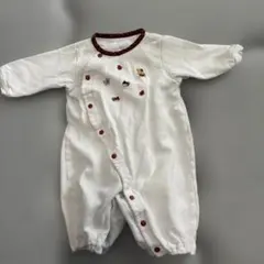 【美品】ホワイト 長袖 ツーウェイ・ドレスオール