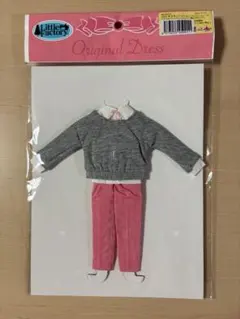 素敵♡リカちゃんキャッスル　22㎝男の子服　シャツ、パンツ、カーディガンセット