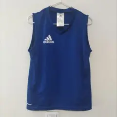 adidas ノースリーブタンクトップ J 120 青のサムネイル