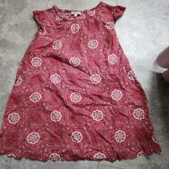 any FAM 花柄 半袖ワンピース 130