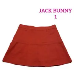 ⭐️JACK BUNNY ゴルフウェア　インナー付きプリーツスカート　赤　1＊QG
