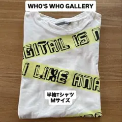 WHO'S WHO GALLERY（フーズフー）半袖 Tシャツ Mサイズ