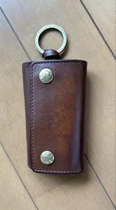 イルビゾンテ キーケース 6連 IL BISONTE キーリング付き