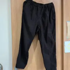 studio CLIP ワクラクテーパードパンツ S Black