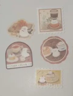 フレークシール お裾分け まったり シマエナガ