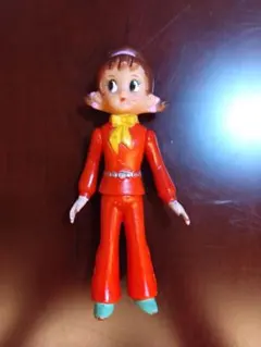 ひみつのアッコちゃん レトロ フィギュア ソフビ ポリ人形 当時物