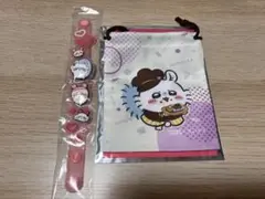 ちいかわ モモンガ ココス 巾着 ラバーバンド