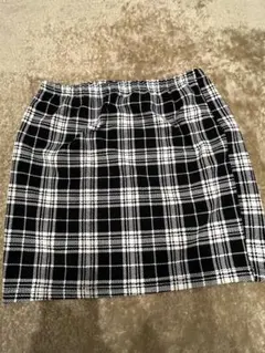 チェック柄　タイトスカート Lサイズ