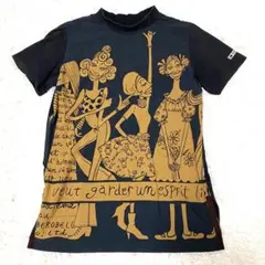 美品✨クラスロベルトカヴァリ魅惑のアニマル＆ボタニカル柄シルク混V