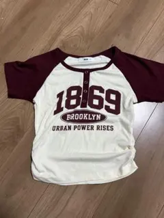 WEGO ラグラン ヘンリーネック Tシャツ