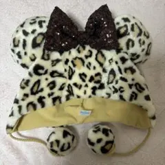 ディズニー ヒョウ柄ファンキャップ ブラウン