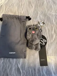 COMFORT MUNK｜ぬいぐるみ キーホルダー グレー系 韓国