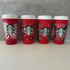4種セット リユーザブルカップ クリスマス