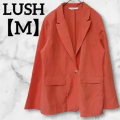 海外古着 LUSH テーラードジャケット コーラル 【M】 肩パット