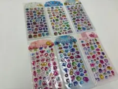 4. うるちゅる シール　ぷっくりシール　6枚セット