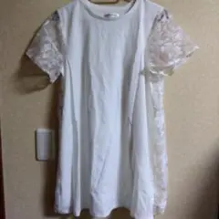 カットソー　白