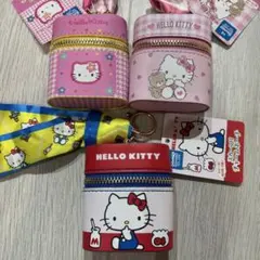 サンリオ ハローキティ スカーフ付チャームポーチ 全3種 コンプリートセット