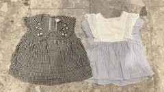 petit main 半袖 90cm カットソー2枚セット