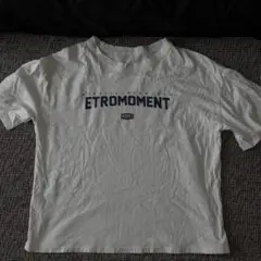 ホワイト ロゴプリント 半袖 Tシャツ