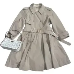 00s 90s XL miumiu archive トレンチコートロングコート 2025年最新】MIU MIU レディース トレンチコート・スプリングコートの