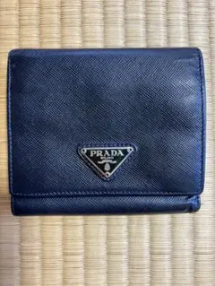 PRADA 二つ折り財布 ブラック