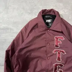 【背面ビッグロゴ、フロント刺繍】FTCコーチジャケット古着ストリート希少カラー