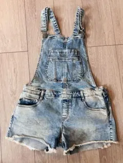 ZARA Trafaluc デニムサロペットショートパンツM