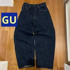 GU コクーンシルエット　デニム　ジーンズ　Ｌ