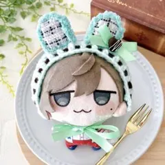 にじまるっと チョコミント うさ耳ヘッドドレス(No.1)