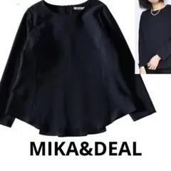 美品　マイカアンドディール　ペプラム ブラウス