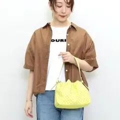 ❤新品・未使用❤【COOCO】ネイルスタッズ 巾着風2WAY トートバッグのサムネイル