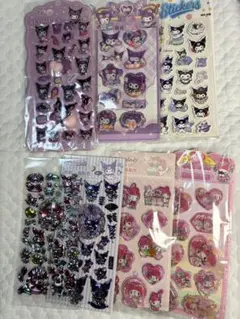 ※台紙なし※サンリオ 7枚セット ボンボンドロップシール ぷっくりシール