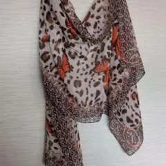 レオパード柄 ロングストール