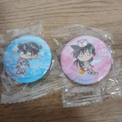 名探偵コナン　隻眼の残像　毛利蘭　江戸川コナンくら寿司　缶バッチ