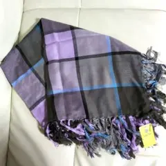 【半額以下】【新品】Bleu Bleuet ブルーブルーエ　大判 ストール