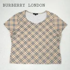 ✨希少サイズ✨　バーバリーロンドン　半袖カットソー　ノバチェック　サイズ5 3L